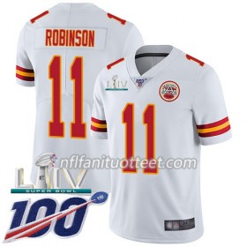 Miesten Kansas City Chiefs NFL Pelipaita Demarcus Robinson 11 Nike Valkoinen 100th 2020 Super Bowl LIV